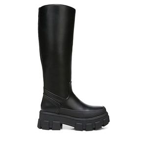 Circus by Sam Edelman Dollie Faux Leather Black Knee High Boots